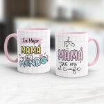 taza lamejor mama del mundo, que ama el cafe