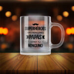 taza cristal super heroes hay montones