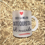 taza personalizada la mejor catequista