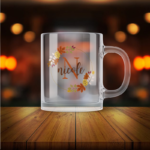 taza inicial flores personalizado