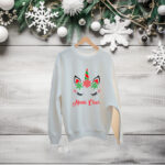 sudadera mama e hija unicornio navidad