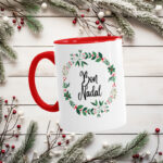 taza bon nadal rojo