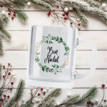 taza bon nadal rojo