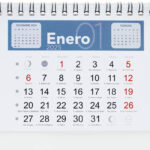 calendario personalizado de mesa con foto